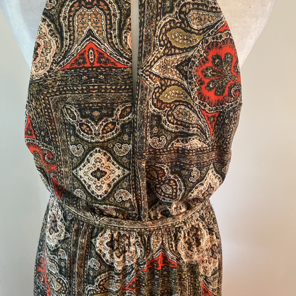 Express Multicolor Patterned Halter Dress - Picture 9 of 14